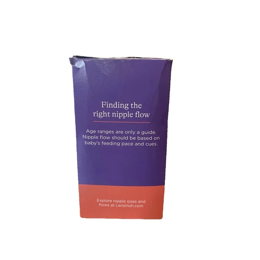Lansinoh Natural Wave Extra Slow Flow Nipples~ 4 Pack XS